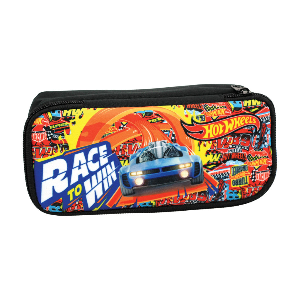 Hot Wheels Race to Win Federmäppchen mit 2 Fächern 23,5 cm