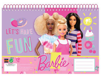 Barbie Happy Thoughts A/4 Spiral Skizzenbuch, 30 Blatt