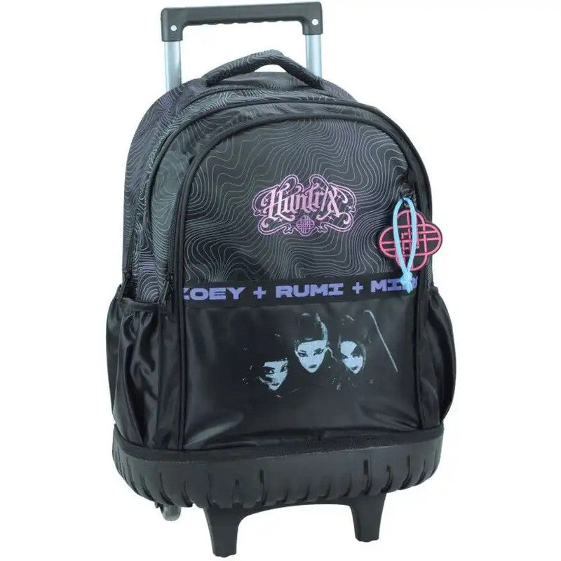K-pop Demon Hunters Black Premium rollbare Schultasche, Tasche 46 cm