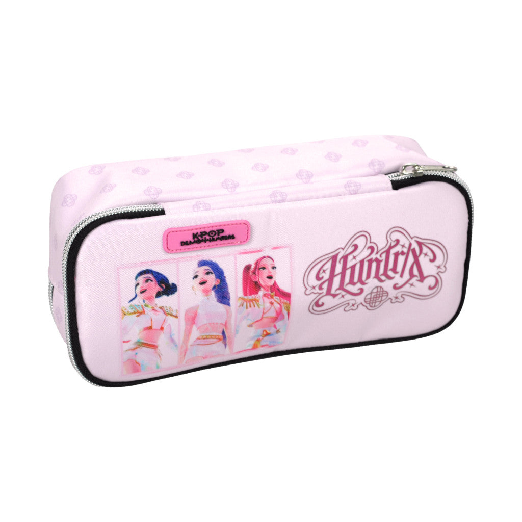 K-pop Demon Hunters Pink 2-Fächer Federmäppchen 26 cm