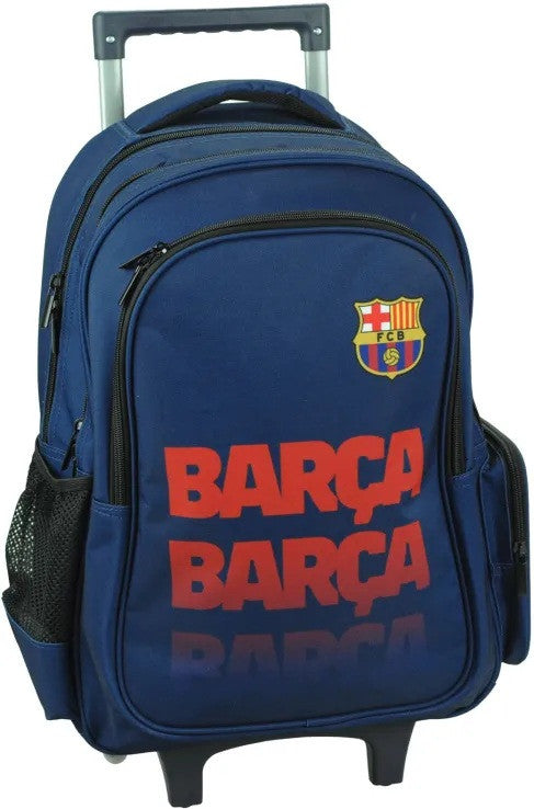 FC Barcelona Barca Blue Rollender Schulranzen, Tasche 46 cm