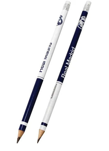 Real Madrid Logo HB Graphit Bleistift mit Radiergummi
