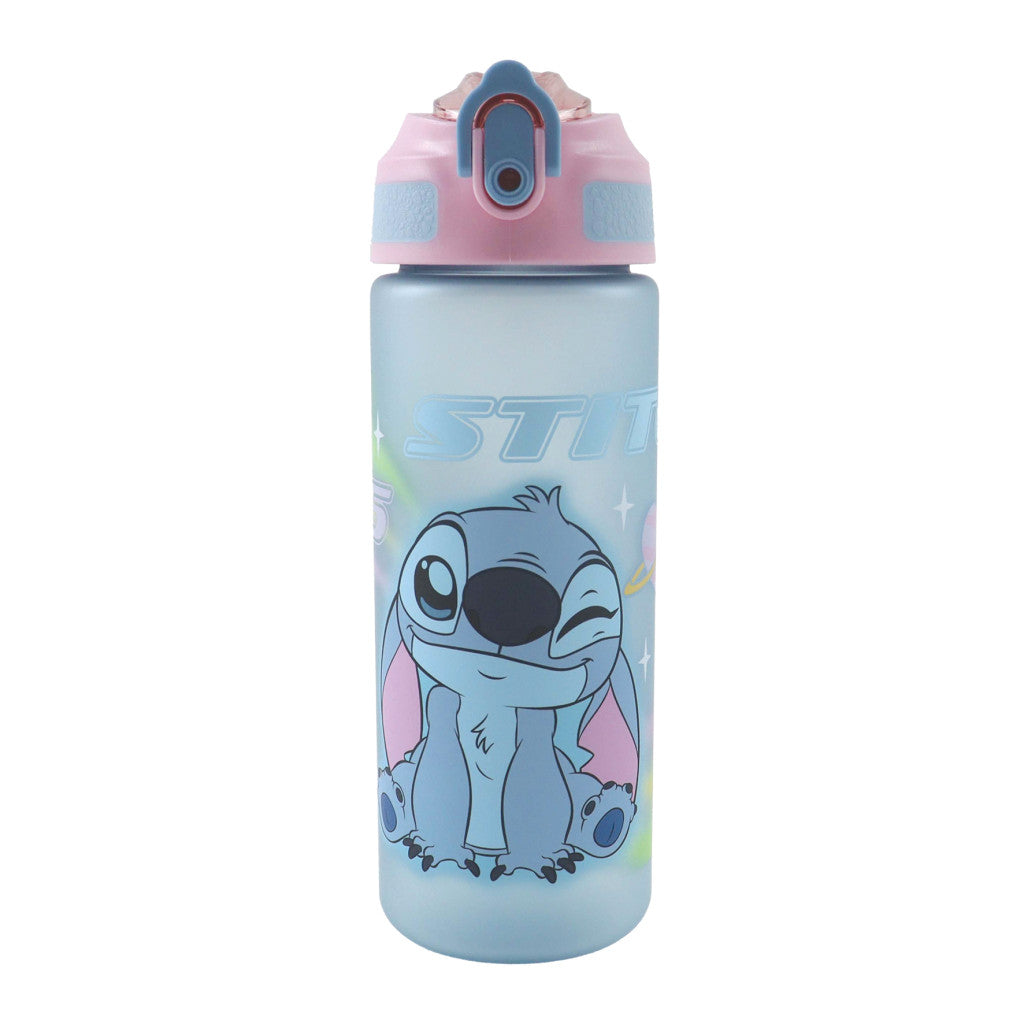 Disney Lilo und Stitch Alien 626 Plastikflasche mit mattem Strohhalm 600 ml