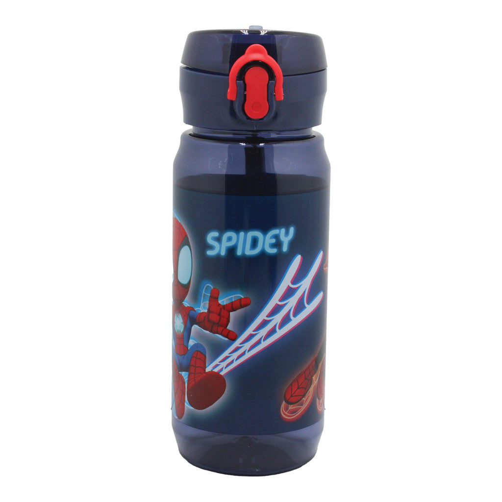 Spiderman Spidey Web Kunststoffflasche mit Aufhänger 600 ml