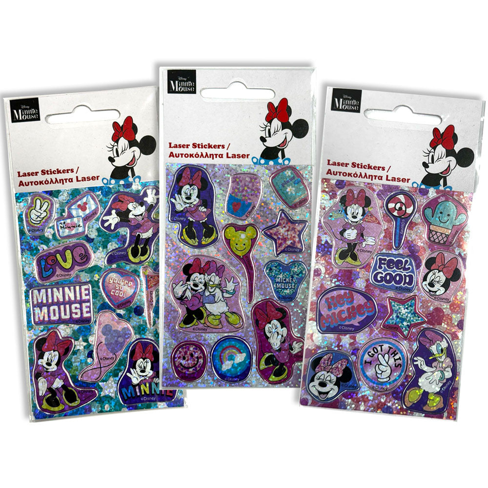 Disney Minnie Smiles Hologramm Aufkleber Set