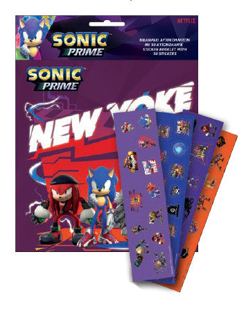 Sonic the Hedgehog New Yoke Stickeralbum mit 50 Stickern