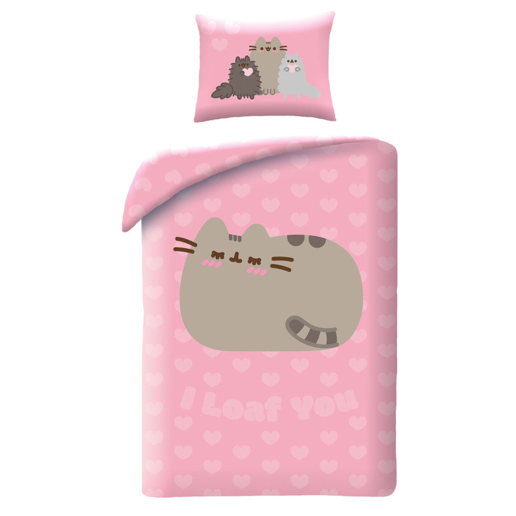 Pusheen Loaf You Bettwäsche-Set 140×200cm, 70×90 cm Mikrofaser