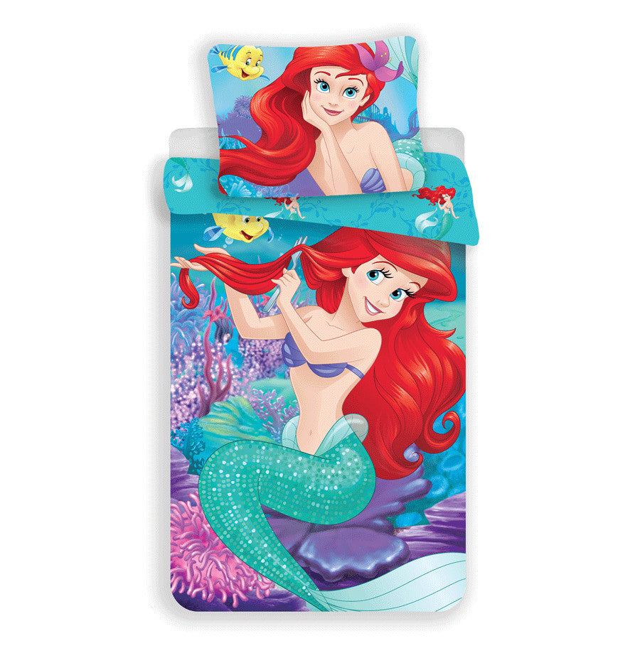 Disney Prinzessin Ariel Bettwäsche 140×200cm, 70×90 cm