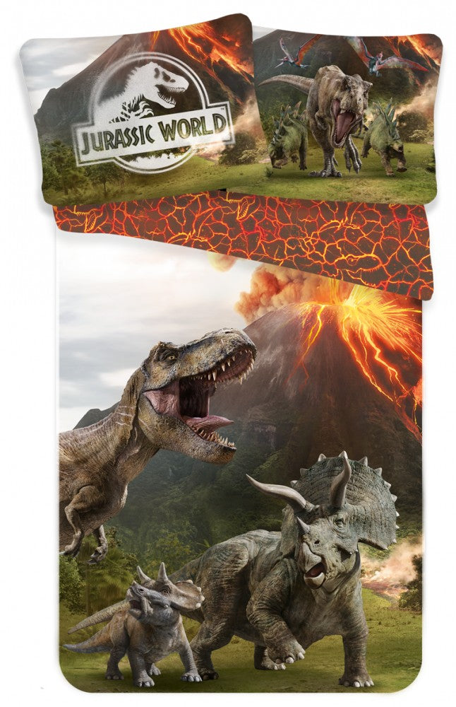 Jurassic World Lava Bettwäsche-Set 140x200 cm, 70x90 cm