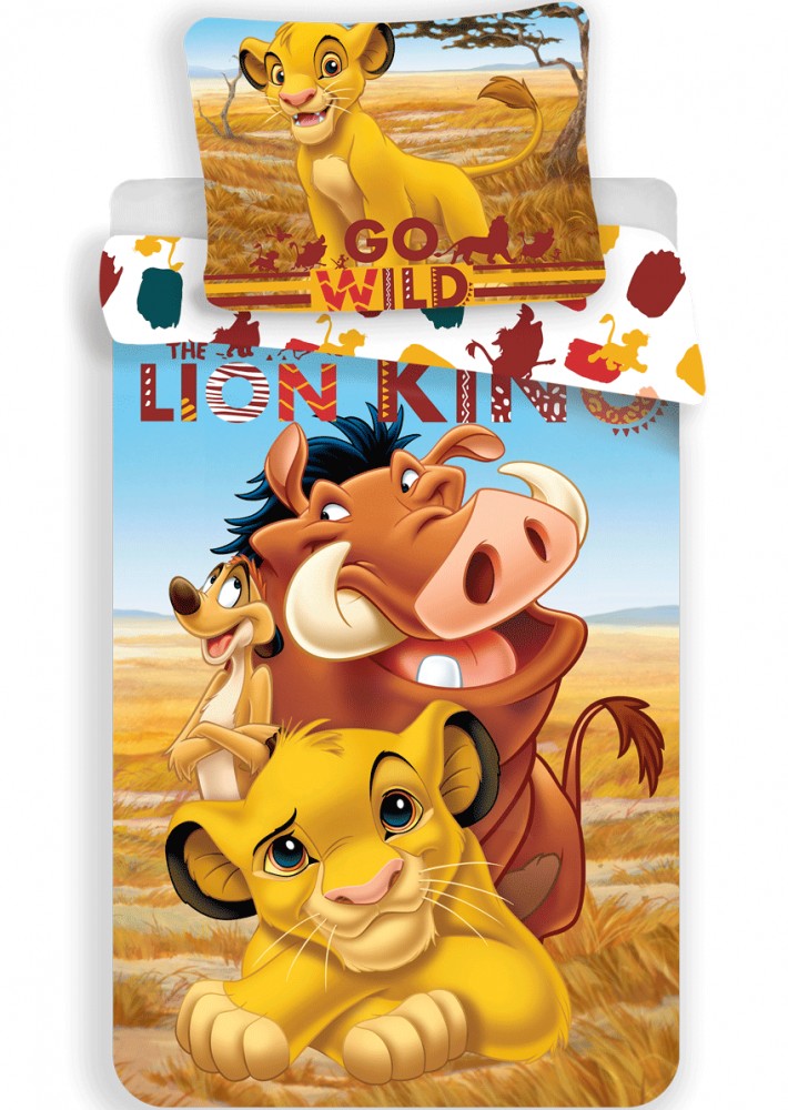 Disney Der König der Löwen Pride Lands Trio Kinderbettwäsche 100×135cm, 40×60 cm