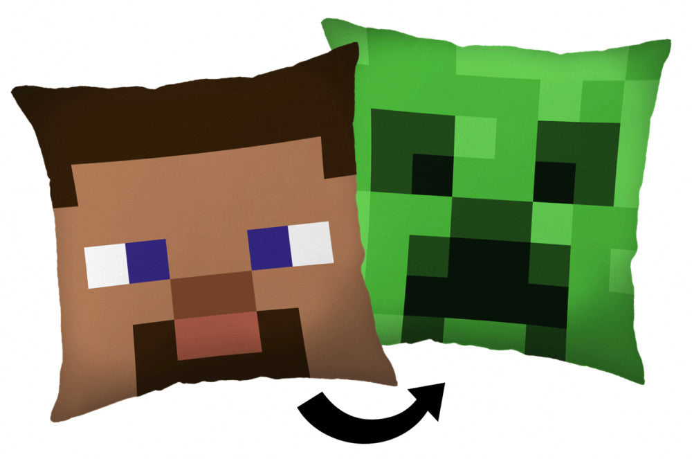 Minecraft Steve Creeper Zierkissen 40*40 cm