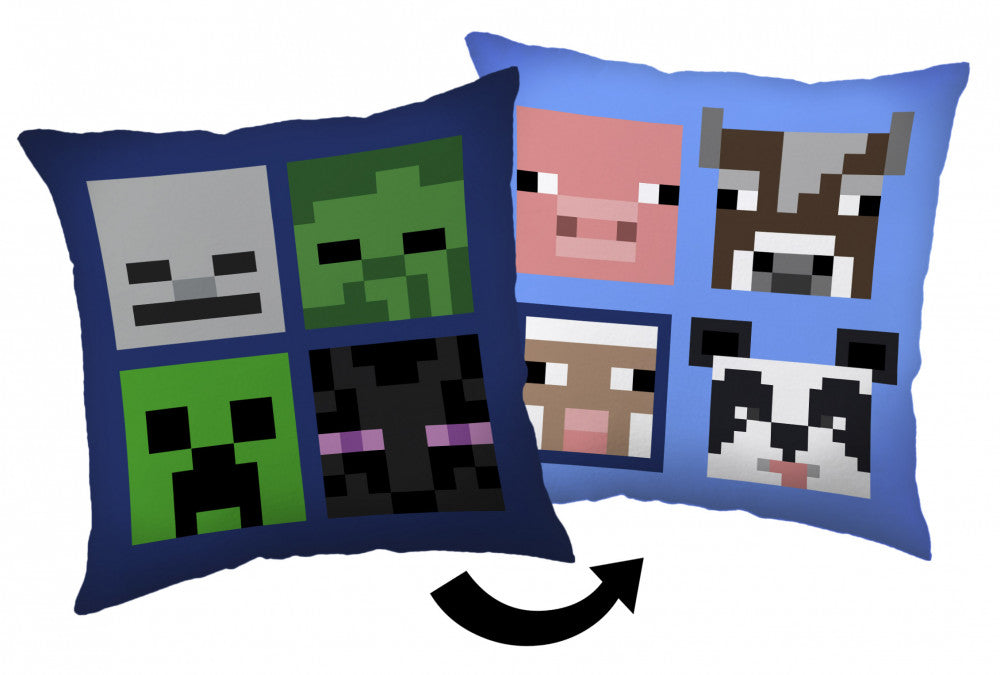 Minecraft Bad Mobs Kissen, Dekokissen 40*40 cm