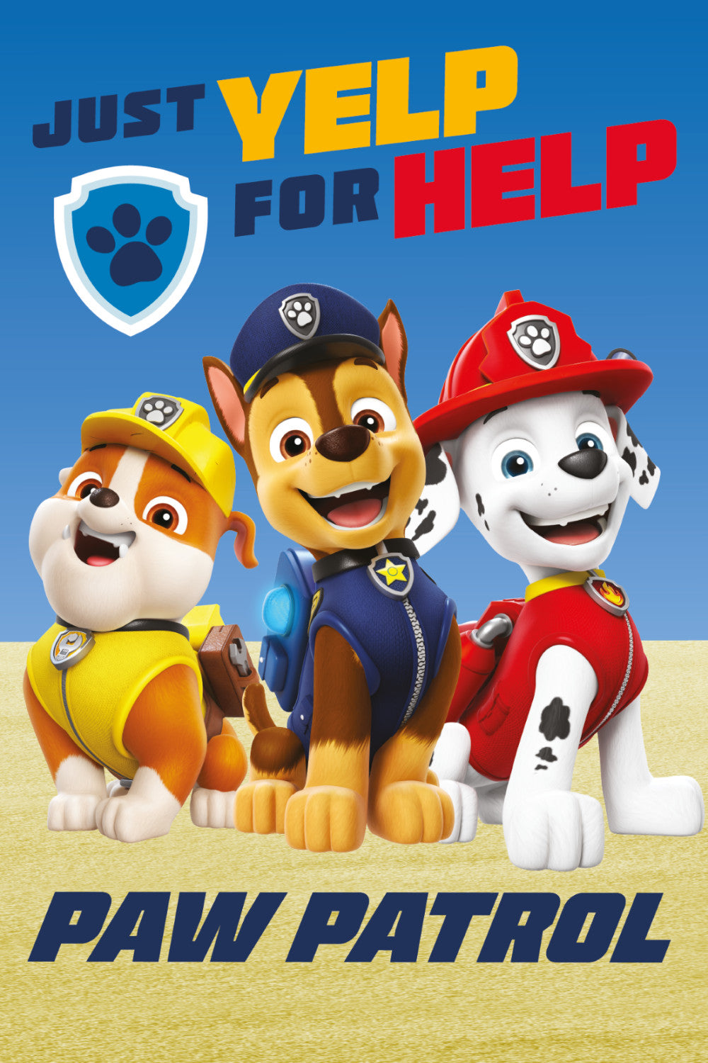 Paw Patrol Yelp Polarisdecke 100x150cm