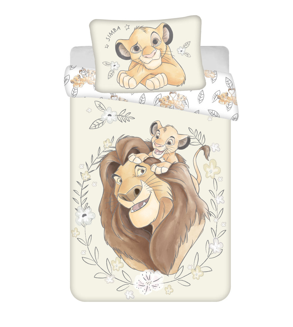 Disney Der König der Löwen Simba Kinderbettwäsche 100×135 cm, 40×60 cm