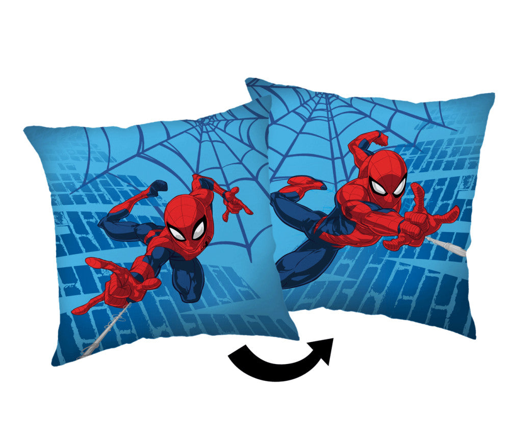 Spiderman Blue Samtkissenbezug 40x40 cm