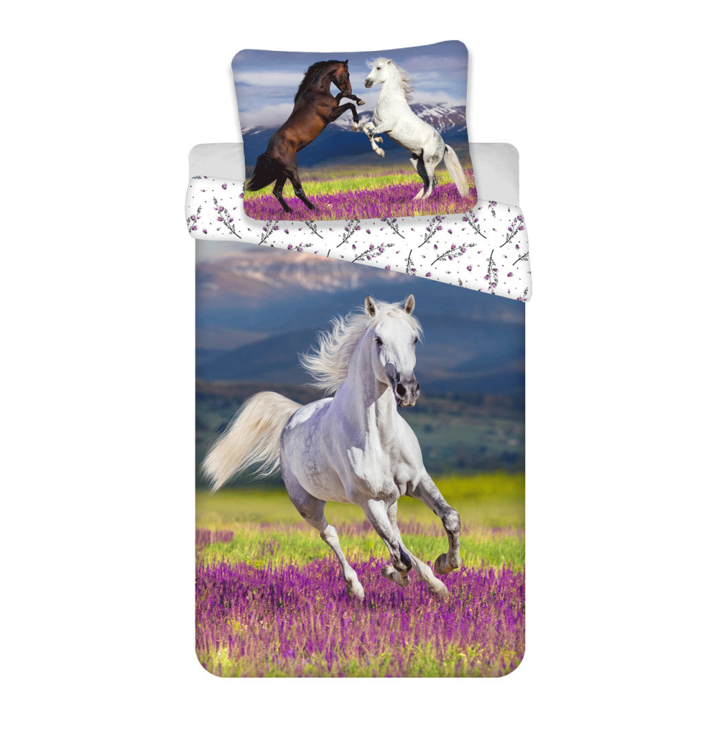 Pferd Meadow Bettbezug 140×200cm, 70×90 cm