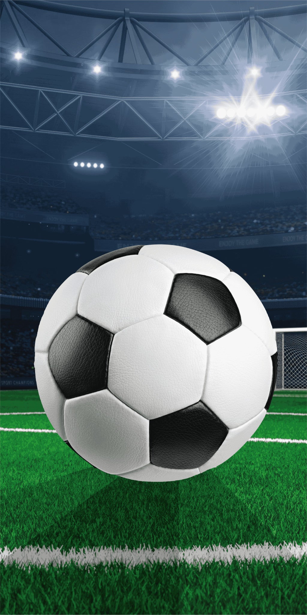 Fußball Field Badetuch, Strandtuch 70x140cm