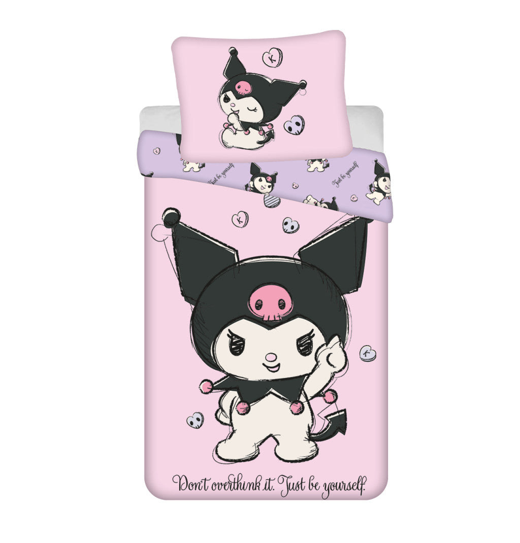 Hello Kitty Kuromi Be Yourself Bettwäsche 140×200cm, 70×90 cm