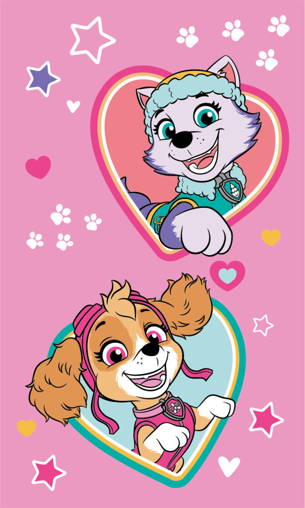 Paw Patrol Sweet Paws Handtuch, Gesichtstuch, Handtuch 30x50cm