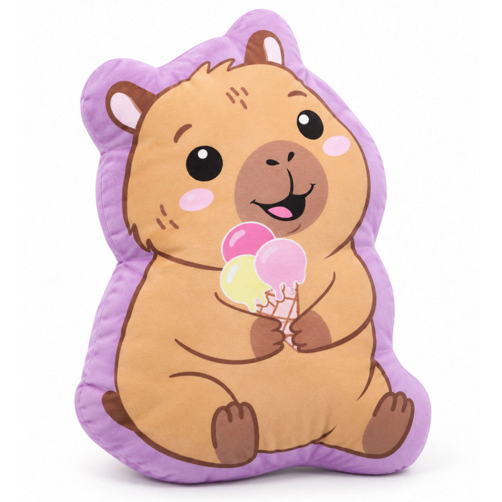 Capybara Baby Dekoratives Formkissen 40 cm
