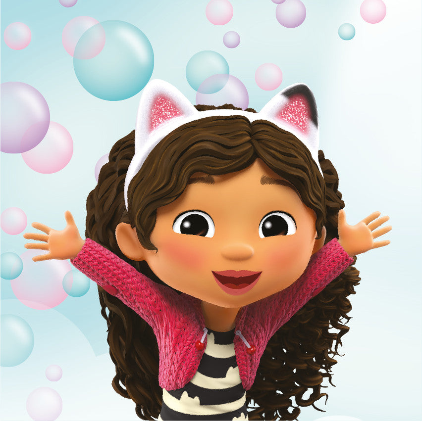 Gabby's Dollhouse Bubbles Handtuch, Gesichtstuch, Handtuch 30x30cm