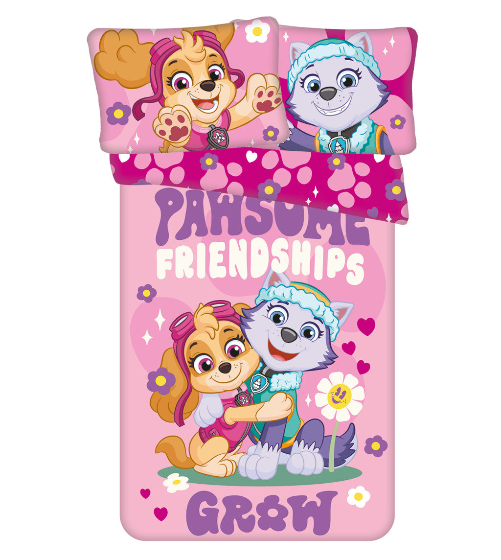 Paw Patrol Pawsome Kinderbettwäschebezug 100×135cm, 40×60 cm