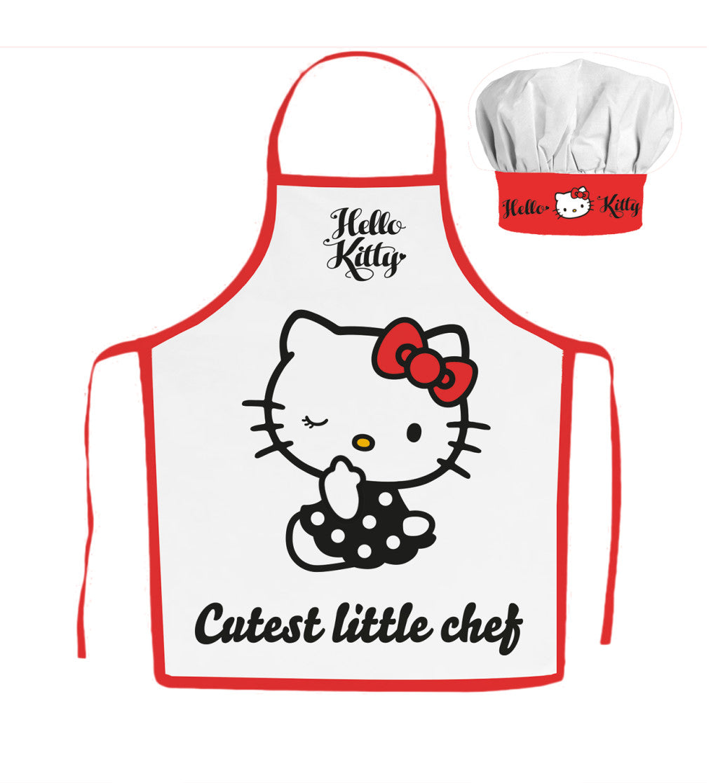 Hello Kitty Little Chef Kinder Schürze 2-teiliges Set