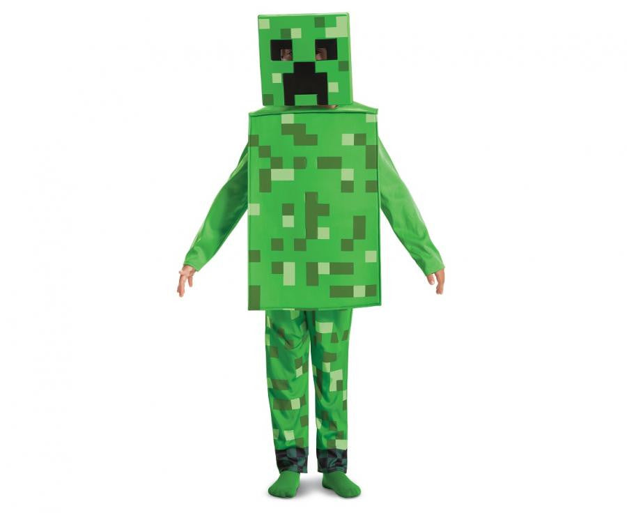 Minecraft Creeper Klassisches Kostüm 3-4 Jahre