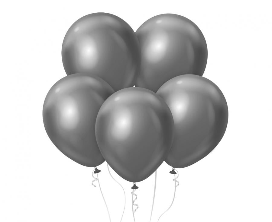 Farbe Platin Grau, Grauer Ballon, 7 Stück 12 Zoll (30 cm)