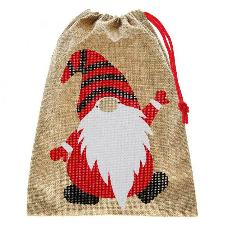 Weihnachten Gnome Weihnachtsmannsack 24 cm