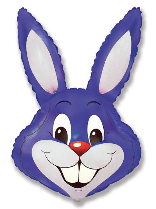 Hase Violet Lila-Kopf-Folienballon 61 cm (WP)