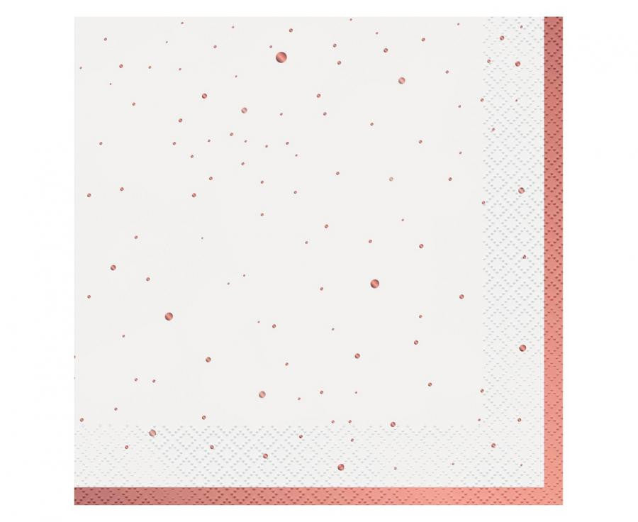 Farbe Rose Gold Celebrate Rosa Serviette 20 Stk 33x33 cm