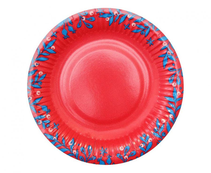 Weihnachten Let It Snow i Pappteller 6 Stk. 18 cm