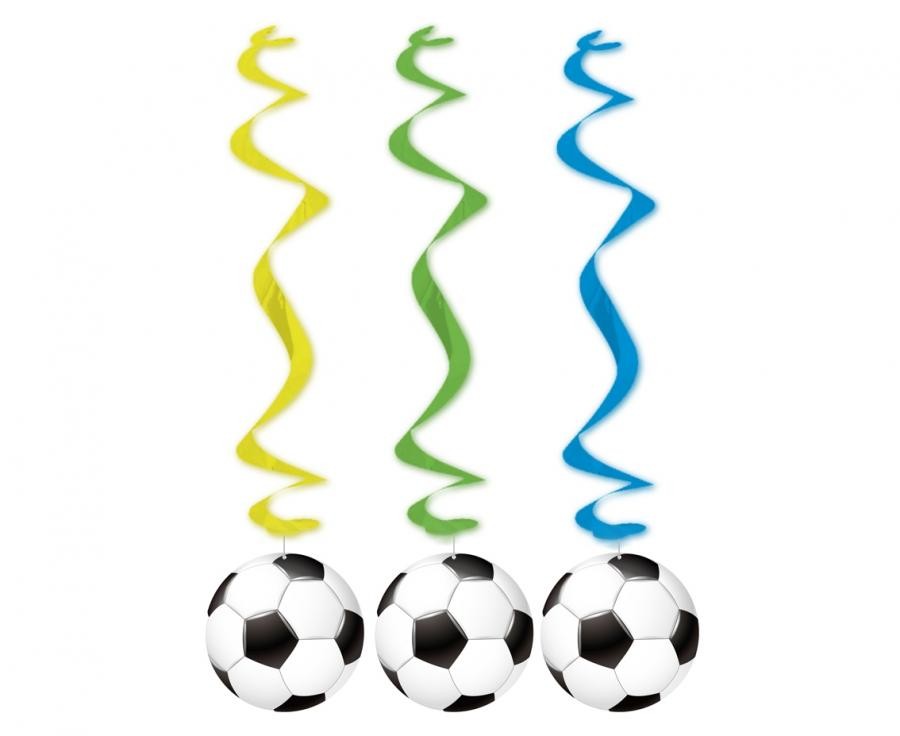 Fußball Football, Banddekoration 3-teiliges Set