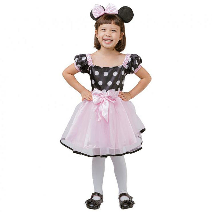 Halloween Pink Mauskostüm 92/104 cm