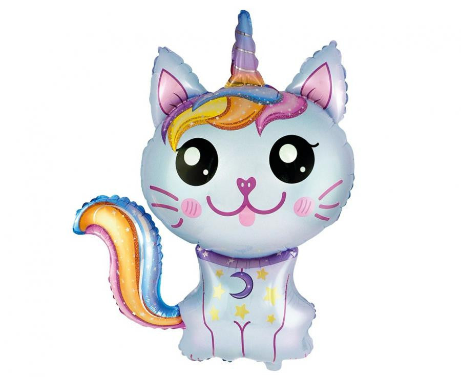 Tiere Magic Blue Katzen-Folienballon 88 cm (WP)