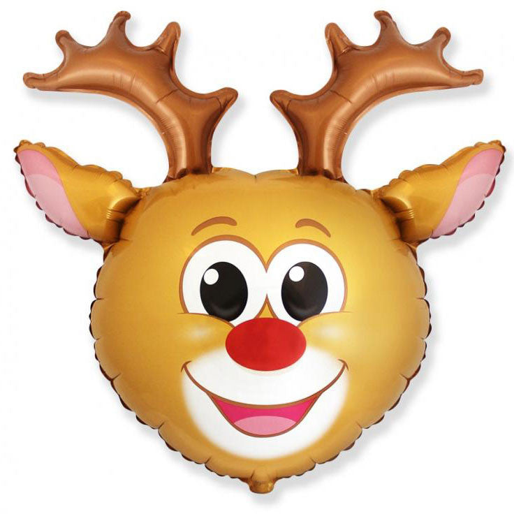 Weihnachten Red Nose Rentier Folienballon 72 cm (WP)