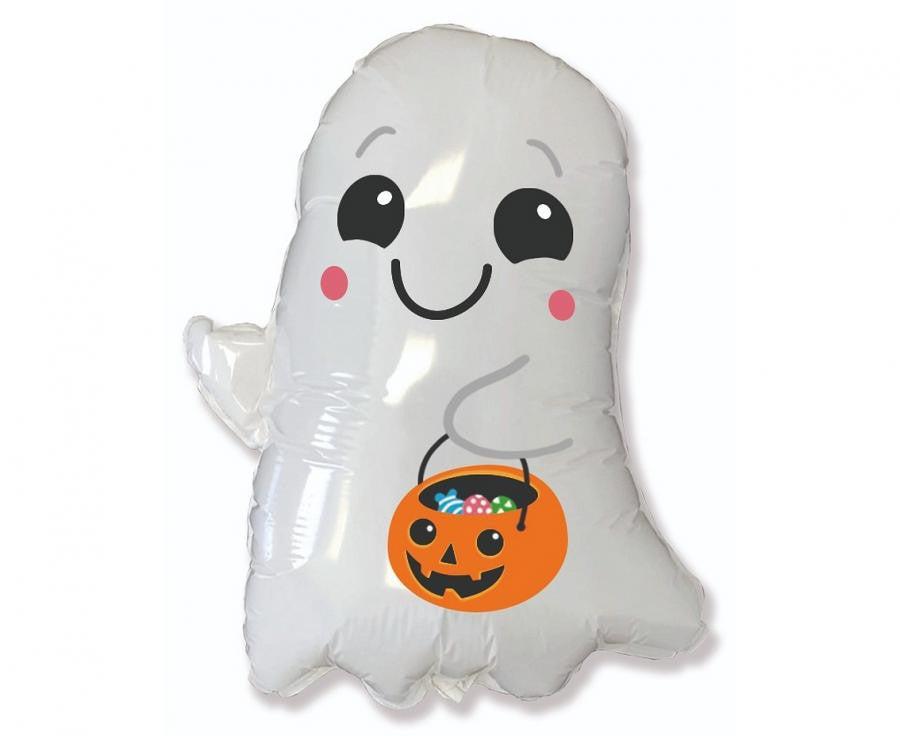 Halloween Bucket Geister-Folienballon 75 cm (WP)