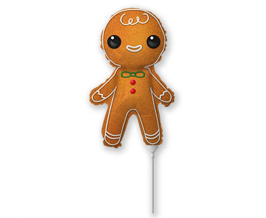 Weihnachten Gingerbread Lebkuchen Folienballon 36 cm (WP)