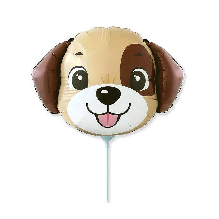 Hund Brown Folienballon 36 cm (WP)