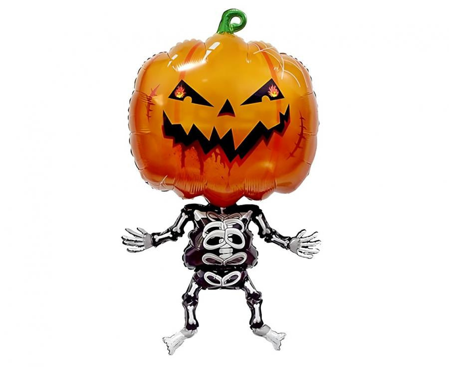 Hexe Pumpkin Skeleton Halloween Folienballon 71 cm