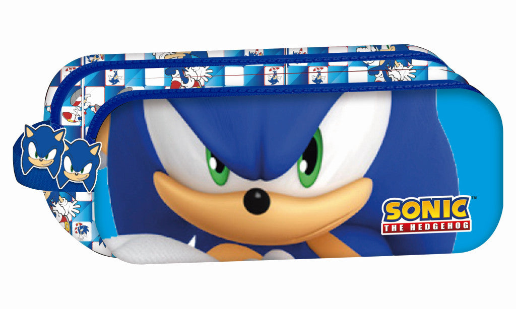 Sonic the Hedgehog Modern 2-Fächer Stifterolle 23 cm