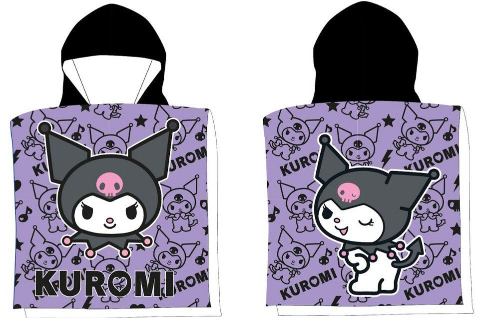Hello Kitty Kuromi Chaos Strandtuch-Poncho 50x100 cm (Fast Dry)