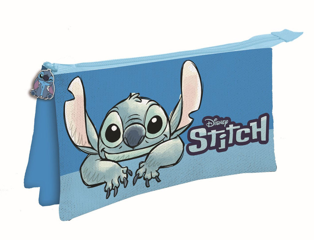 Disney Lilo und Stitch Smile Federmäppchen mit 3 Fächern 22 cm