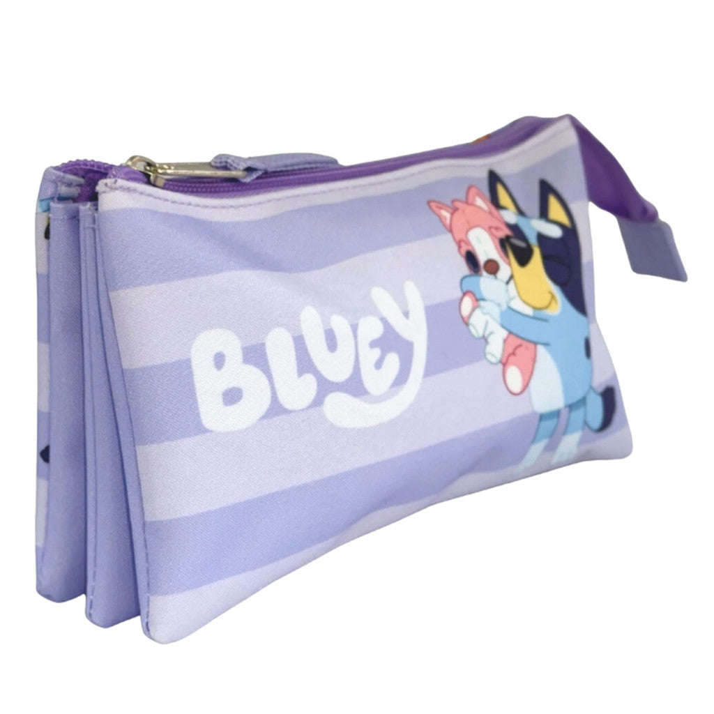 Bluey Puppy 3-fächiges Federmäppchen 22 cm