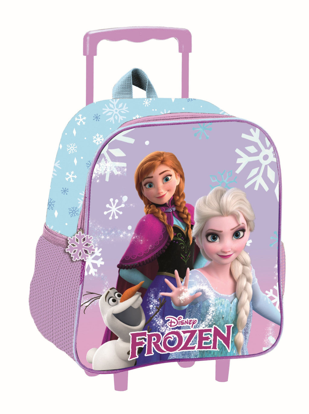 Disney Eiskönigin Winter Magic rollender Kindergarten 3D Rucksack, Tasche 32 cm
