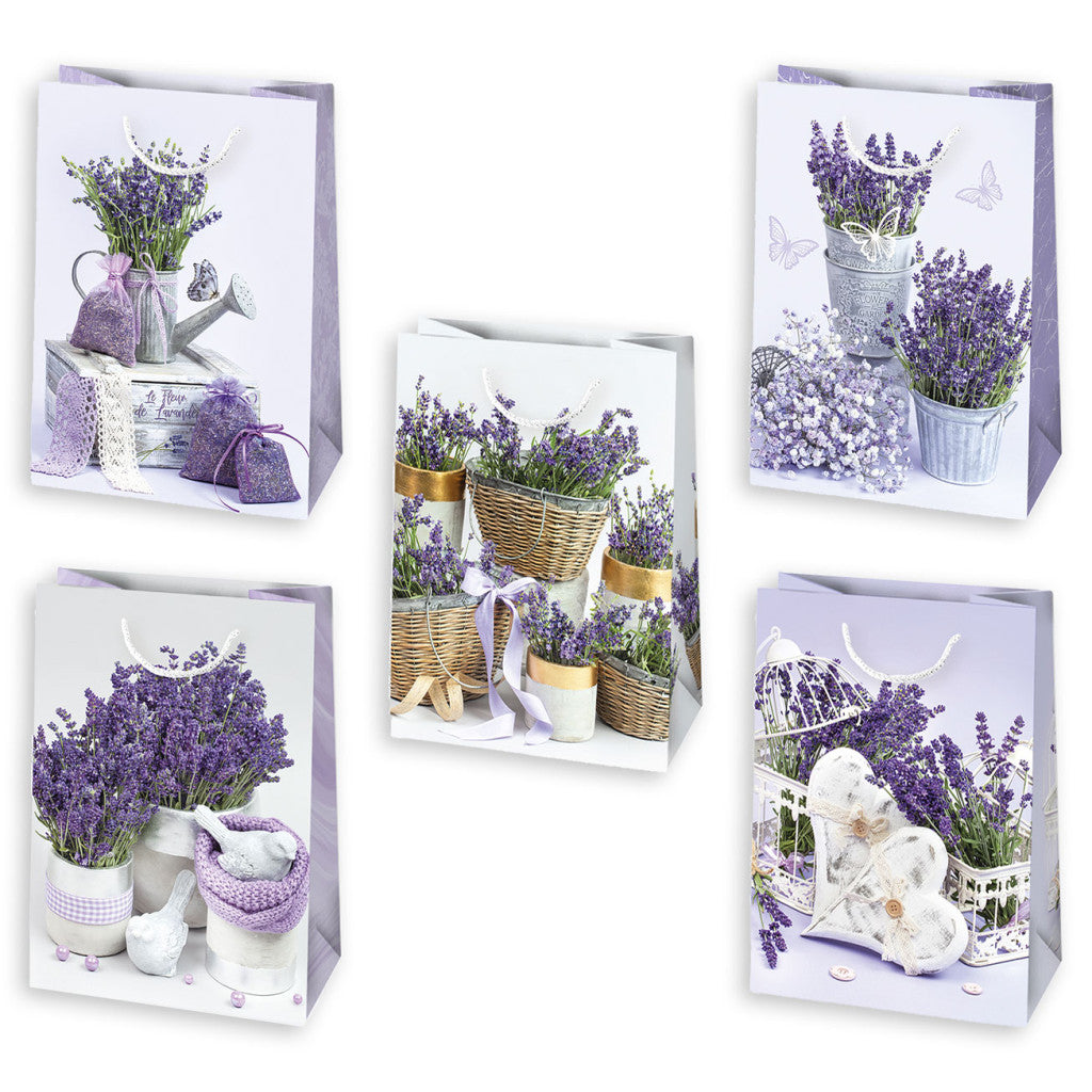 Blume Purple Lavendel Papier Geschenktasche 29x40x12 cm