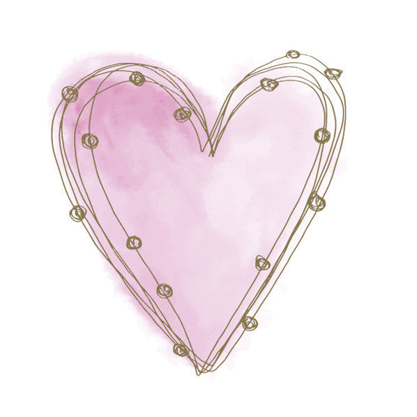 Farbe Pastel Pink Herz Serviette 20 Stk 33x33 cm