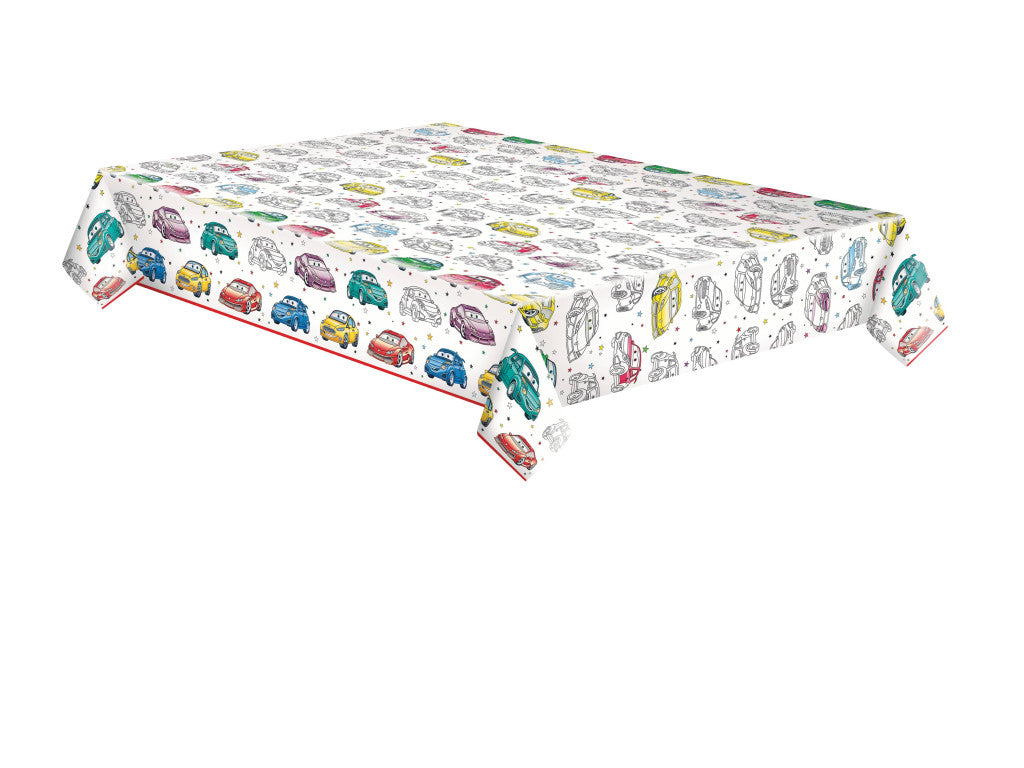 Wagen Cartoon Papier Tischdecke 120x180 cm