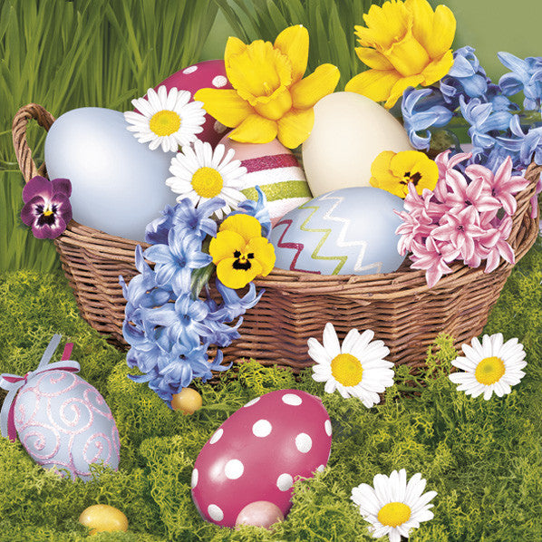 Ostern Vivid Basket Serviette 20er Pack 33x33 cm